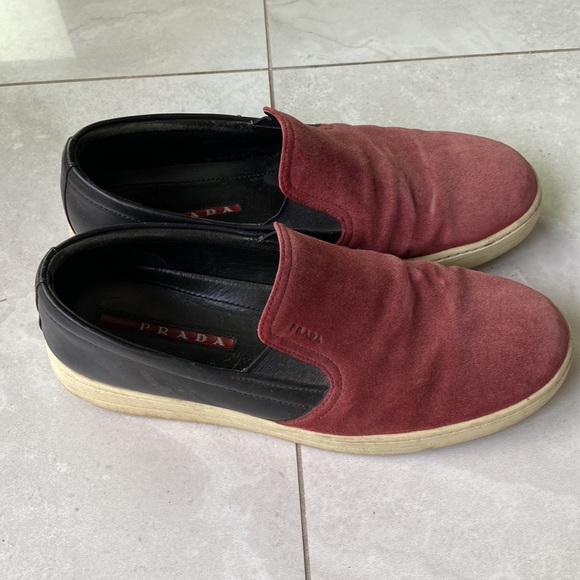 men’s PRADA Slip-On Sneaker sz 6 - Picture 2 of 6